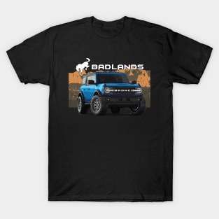 Bronco Badlands 6th Gen Velocity Blue T-Shirt